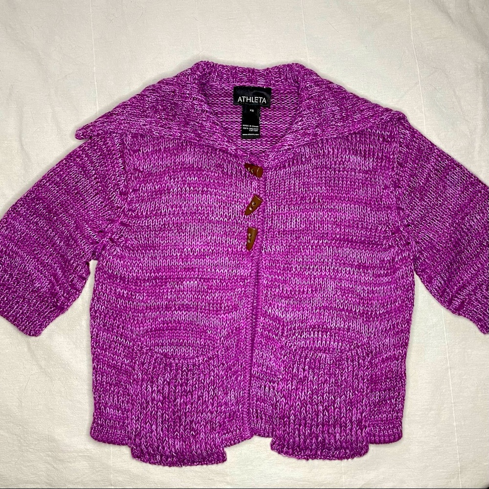 Athleta purple shrug